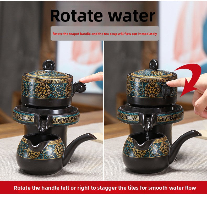 Fortune Rotating Water Outlet Wisteria Tea Set