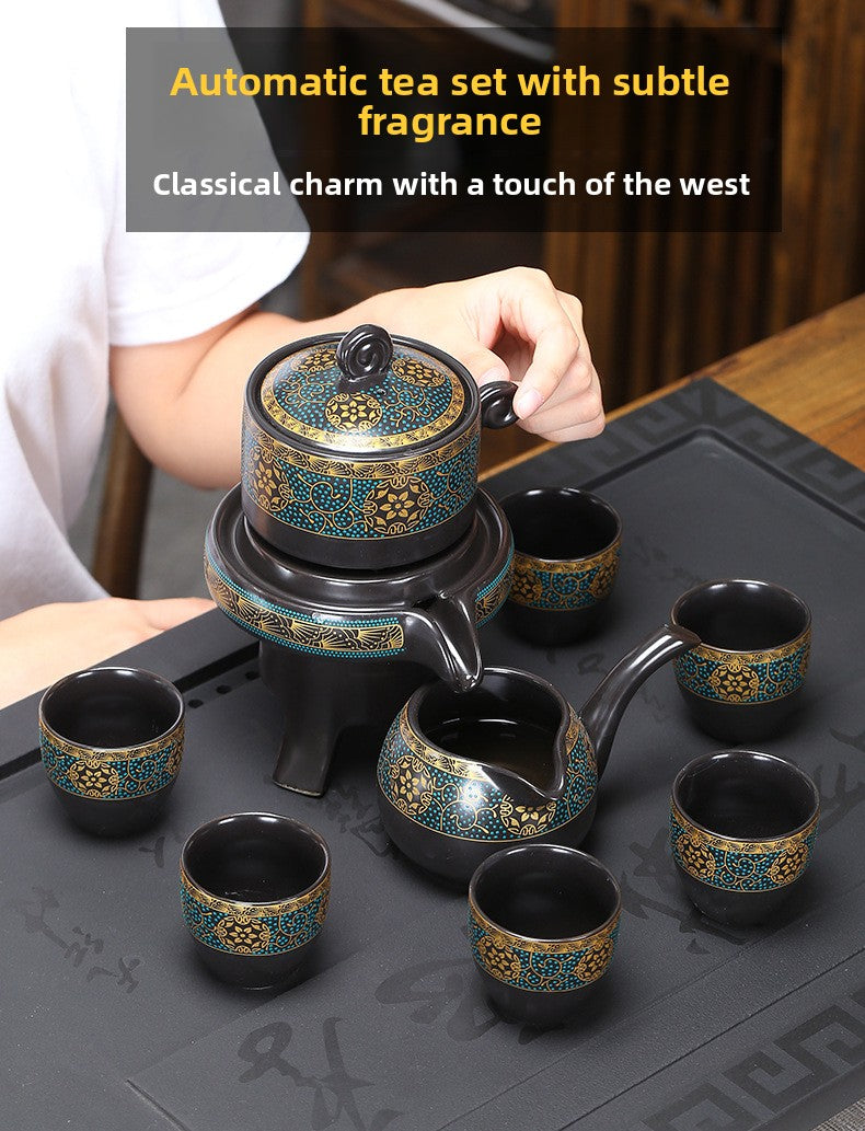 Fortune Rotating Water Outlet Wisteria Tea Set