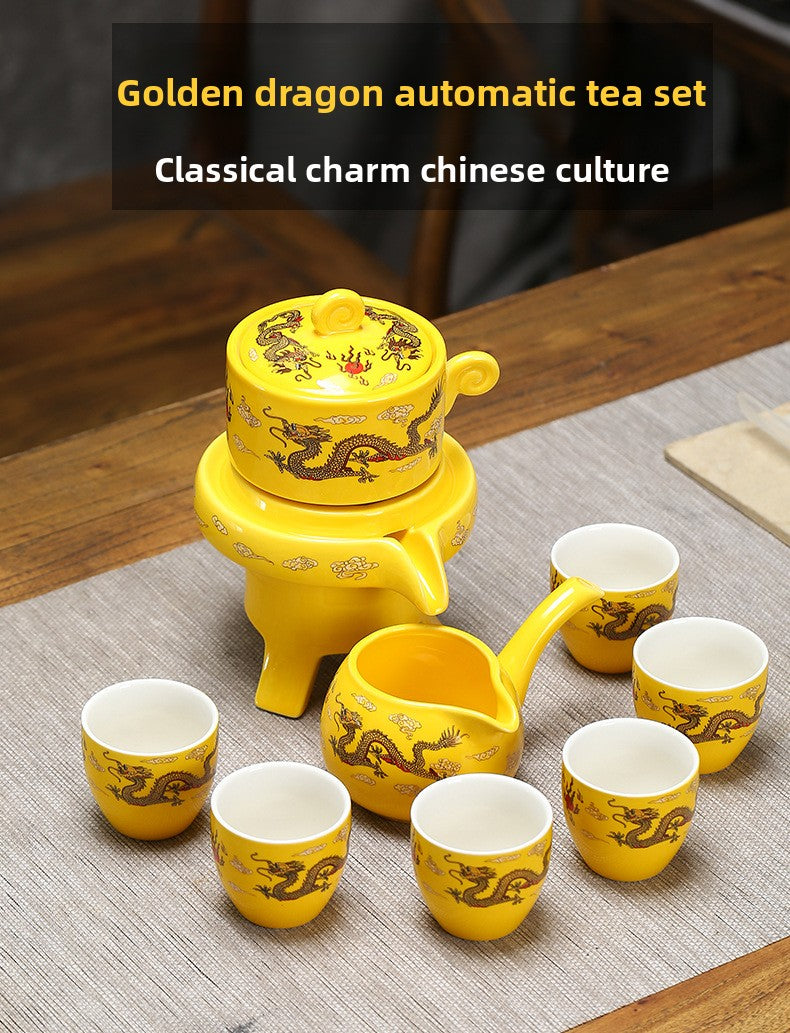 Fortune Rotating Water Outlet Wisteria Tea Set