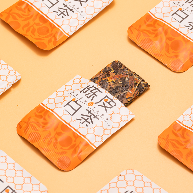 Chen Pi White Tea Gift Set - 396g Square Tin with Gift Bag | Tangerine Peel & Aged White Tea Blend