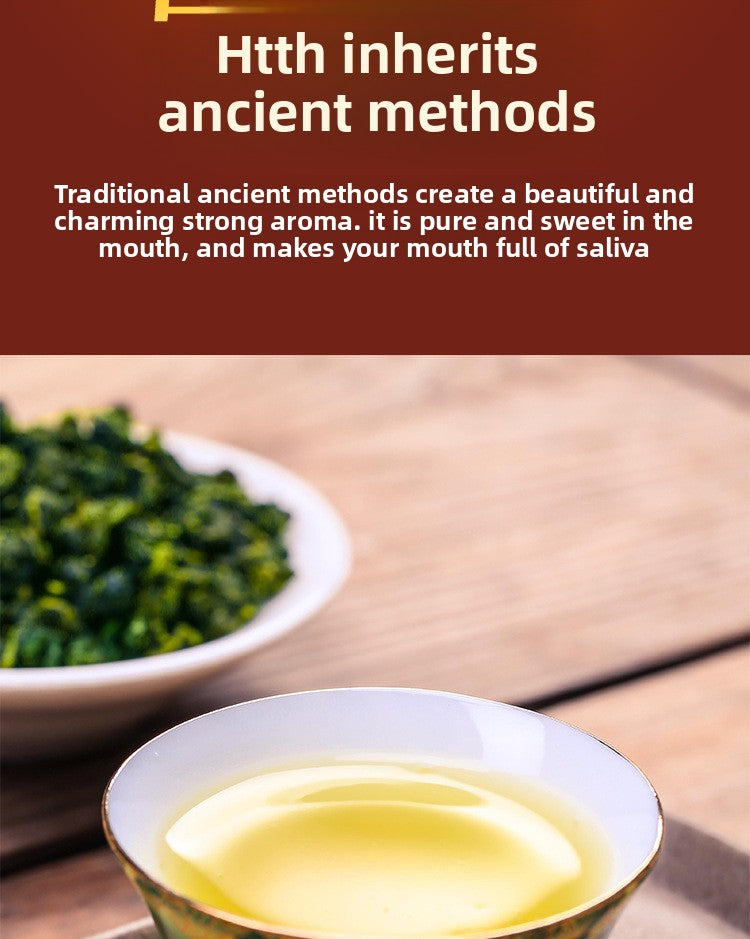 Anxi Strong Fragrance Tieguanyin Oolong Tea 500g Solid Wood Gift Box Traditional Charcoal Roasting Craft High Mountain Orchid Fragrance Seven Pours of Residual Fragrance