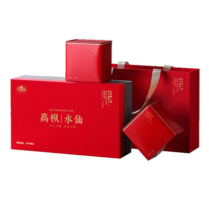 Wuyi Mountain High Bush Shui Xian Rock Tea - 300g Gift Box | Aged Bush Oolong with Orchid & Mineral Notes