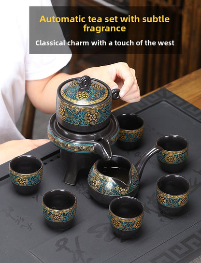 Fortune Rotating Water Outlet Wisteria Tea Set
