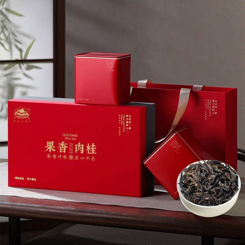 Wuyi Mountain High Bush Shui Xian Rock Tea - 300g Gift Box | Aged Bush Oolong with Orchid & Mineral Notes