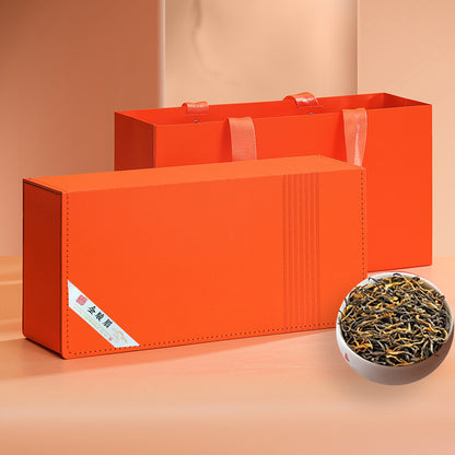 Wuyi Mountain Golden Jun Mei Black Tea - 250g Gift Box with Iron Canister | Premium Lapsang Souchong with Honey & Fruit Notes