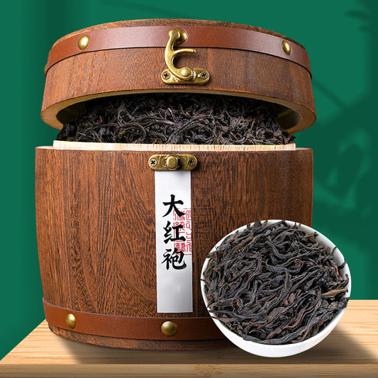 Wuyi Mountain Traditional Charcoal Roasted Dahongpao Rock Tea - 300g Collector's Gift Box |   Zhengyan Core Production Area Traditional Charcoal Roasting Process