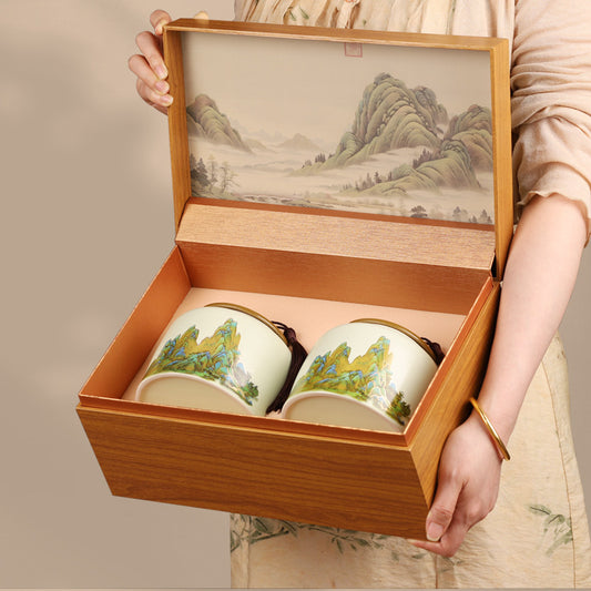 Bi Luo Chun Green Tea - 500g in Ceramic Canister