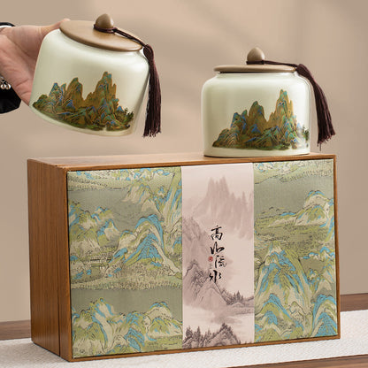 Bi Luo Chun Green Tea - 500g in Ceramic Canister