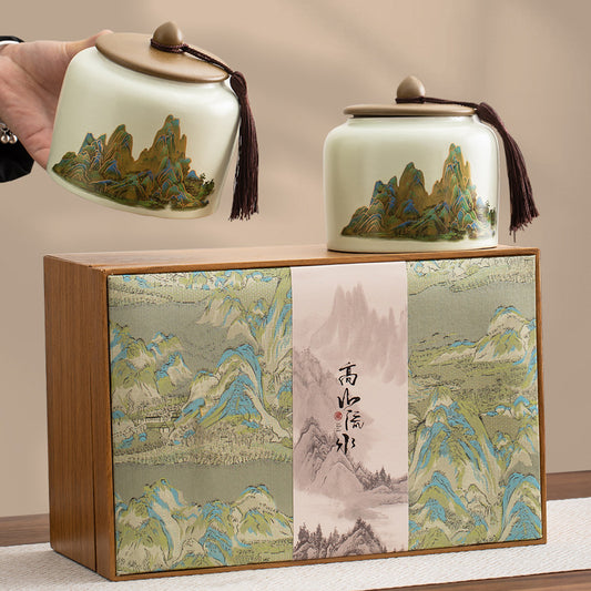 Bi Luo Chun Green Tea - 500g in Ceramic Canister