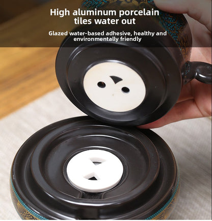 Fortune Rotating Water Outlet Wisteria Tea Set