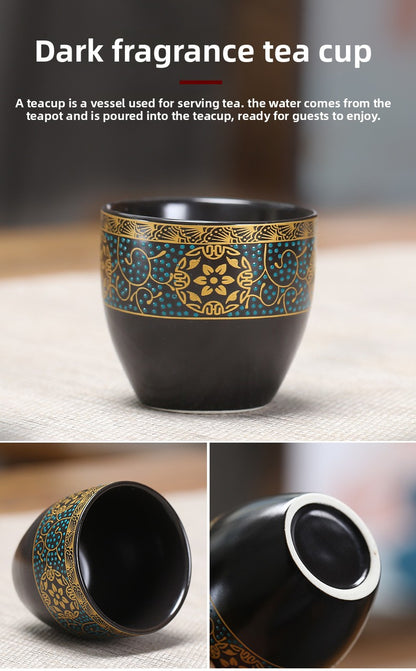 Fortune Rotating Water Outlet Wisteria Tea Set