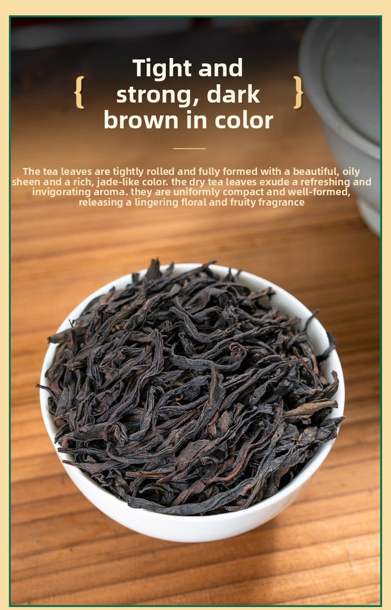 Wuyi Mountain Traditional Charcoal Roasted Dahongpao Rock Tea - 300g Collector's Gift Box |   Zhengyan Core Production Area Traditional Charcoal Roasting Process