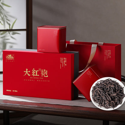 Wuyi Mountain High Bush Shui Xian Rock Tea - 300g Gift Box | Aged Bush Oolong with Orchid & Mineral Notes